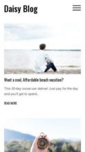 Daisy Blog Pro (screenshot mobile)