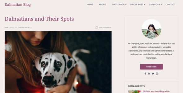 Dalmatian Blog Pro (Graph Themes)