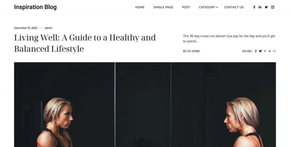 Inspiration Blog Pro (Graph Themes)