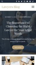 Lawyers Blog Pro (screenshot mobile)