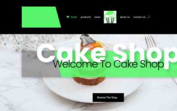 Cake (great design options) - (screenshot desktop)