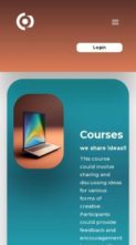 Courses (screenshot mobile)
