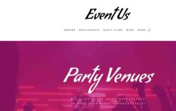 Eventus (great design options) - (screenshot desktop)