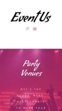 Eventus (great design options) - (screenshot mobile)