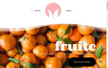 Fruite (screenshot desktop)