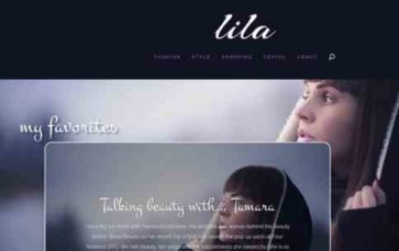 Lila (great design options) - (screenshot desktop)
