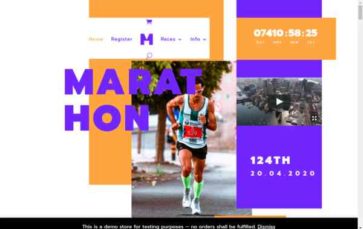Marathon (great design options) - (screenshot desktop)