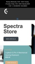 Spectra (great design options) - (screenshot mobile)