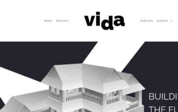 Vida (great design options) - (screenshot desktop)