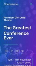 Conference (Gregory THEMES) - (screenshot mobile)