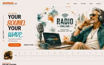 AVAVA Wave Radio (screenshot desktop)