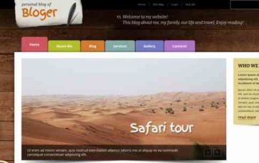 Blogger Pro (Gridgum) (screenshot desktop)