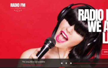 Screenshot Desktop Radio FM (screenshot desktop)