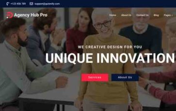 Gutenify Agency Pro (screenshot desktop)