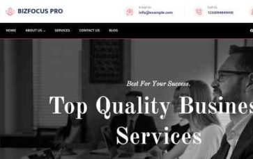 Gutenify Biz Focus Pro (screenshot desktop)