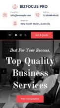 Gutenify Biz Focus Pro (screenshot mobile)