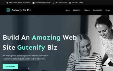 Gutenify Biz Pro (screenshot desktop)