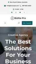 Gutenify Bizlite Pro (screenshot mobile)