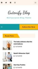 Gutenify Blog Pro (screenshot mobile)
