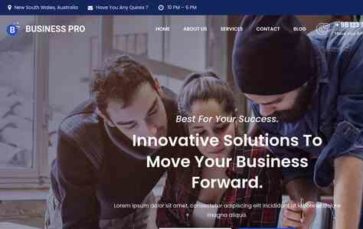 Gutenify Business Hub Pro (screenshot desktop)