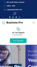 Gutenify Business Pro (screenshot mobile)