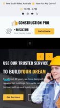 Gutenify Construction Pro (screenshot mobile)