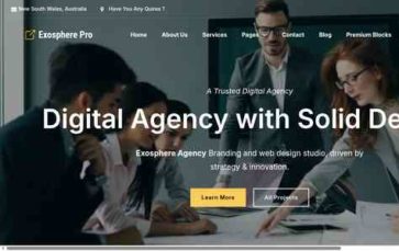 Gutenify Exosphere Pro (screenshot desktop)