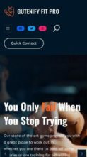 Gutenify Fit Pro (screenshot mobile)