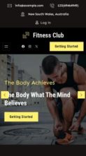 Gutenify Fitness Club Pro (screenshot mobile)