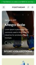 Gutenify Footwear Store Pro (screenshot mobile)