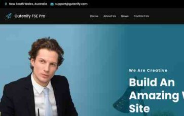 Gutenify FSE Pro (screenshot desktop)