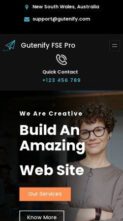 Gutenify FSE Pro (screenshot mobile)