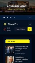 Gutenify News Pro (screenshot mobile)