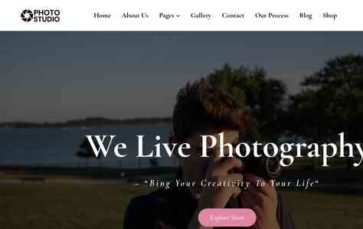 Gutenify Photography Pro (screenshot desktop)