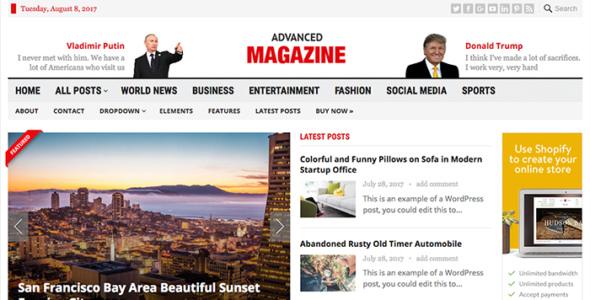 Advanced Magazine Pro (HappyThemes)
