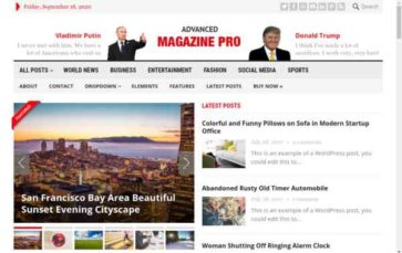Advanced Magazine Pro (screenshot desktop)