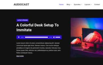 AudioCast Pro (screenshot desktop)