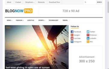 BlogNow Pro (screenshot desktop)