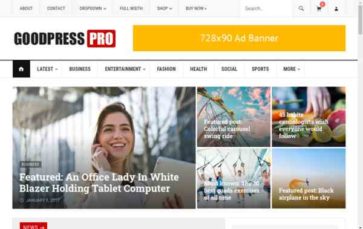 GoodPress Pro (screenshot desktop)