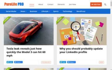 PureLife Pro (screenshot desktop)