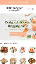 Hello Blogger (screenshot mobile)