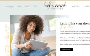 Hello Coach (Kadence) (screenshot desktop)