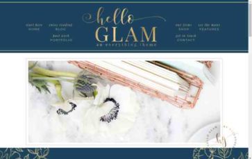 Hello Glam (screenshot desktop)
