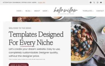 Hello Willow (screenshot desktop)