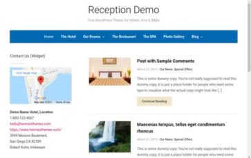 Reception (screenshot desktop)