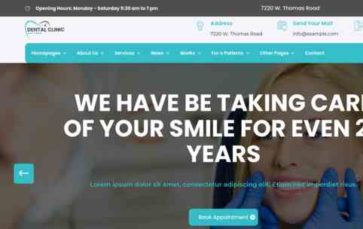Screenshot Desktop HDT Divi Dental Clinic (screenshot desktop)