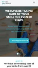 Screenshot Mobile HDT Divi Dental Clinic (screenshot mobile)