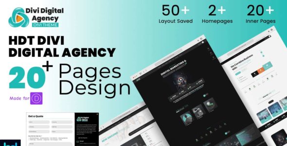 HDT Divi Digital Agency (Hubsolutes Divi Themes)
