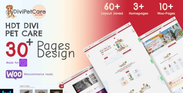 HDT Divi Pet Care (Hubsolutes Divi Themes)