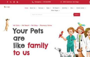 HDT Divi Pet Care (screenshot desktop)
